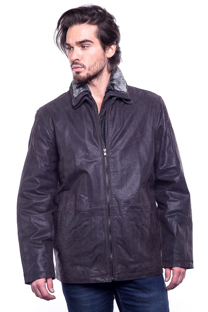 Veste ARTURO LGW0016 Marron - Milpau, la référence cuir