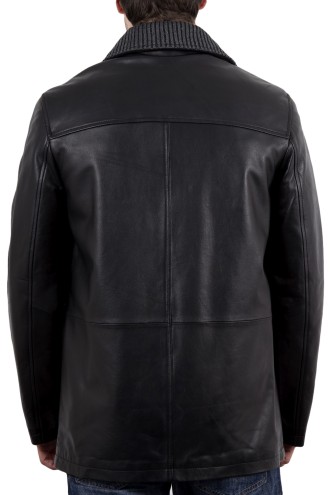 Veste en Cuir 19 Noir 2