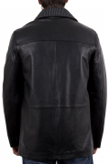 Veste en Cuir 19 Noir