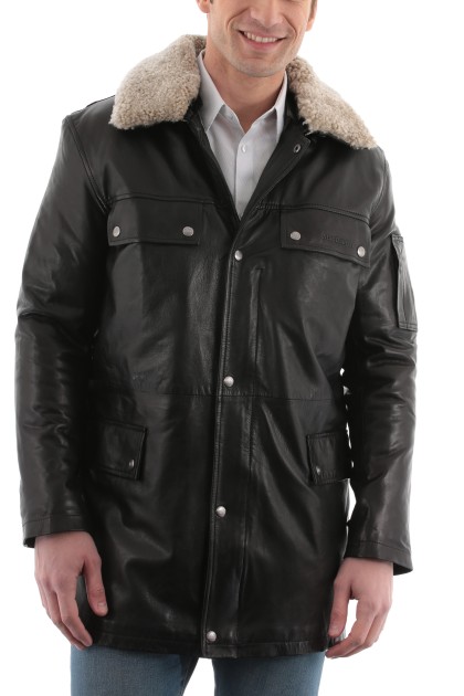 Veste MAC DOUGLAS Peter Noir - Milpau, la référence cuir