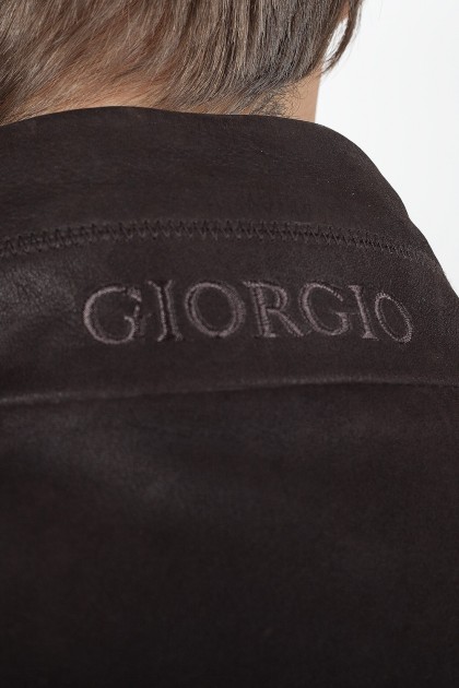 Veste GIORGIO Orazio Skipper Marron - Milpau, la référence cuir