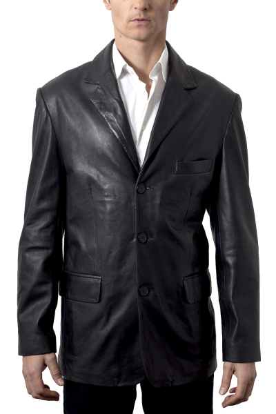 Blazer GIORGIO Moise Noir Milpau, la référence cuir Blazer cuir homme Redskins, Giorgio, Arturo. Milpau, le