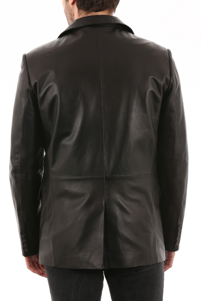 Blazer Cuir Noir 21