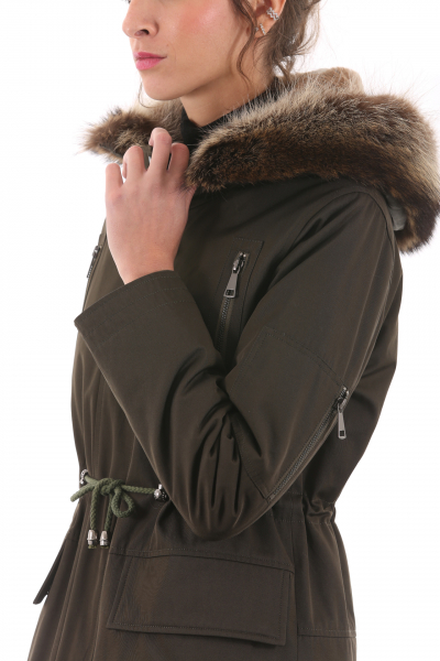 Veste en promo, 30%, SAMRONE 1710 Femme Kaki Milpau, la Veste en promo, 30%, SAMRONE 1710 Femme Noir Milpau, la