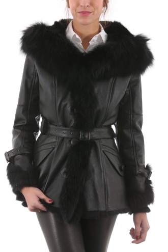 Veste GIORGIO Lorena Noir - Milpau, la référence cuir 2