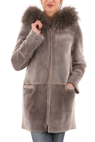 Veste GIORGIO Reve Soft Gris - Milpau, la référence cuir 2