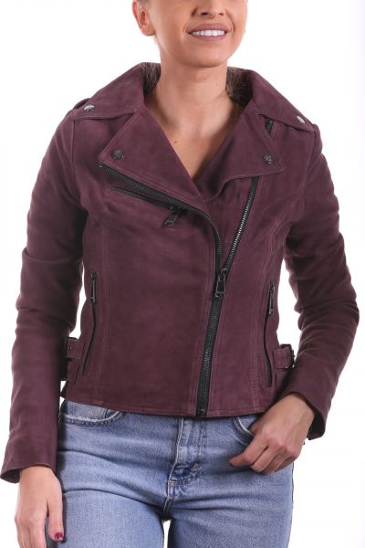 LADC Valery Velours Aubergine