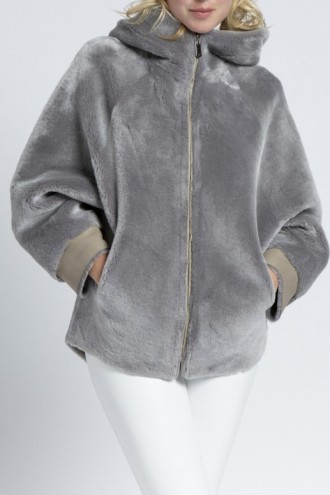 Veste GIORGIO Denitsa Craie - Milpau, la référence cuir 2