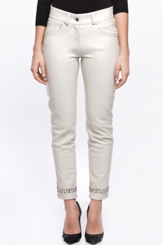 GIORGIO 501F Slim Strass Blanc 