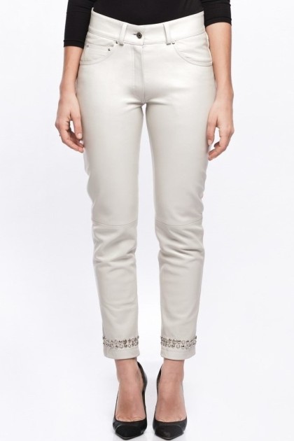 GIORGIO 501F Slim Strass Blanc 