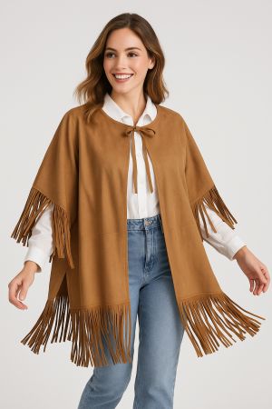 Milpau Poncho Camel