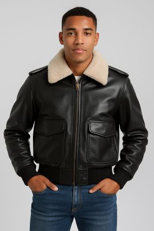 GIORGIO Pilote Noir col Blanc