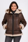 Univers du Luxe Bombardier Capuche Marron
