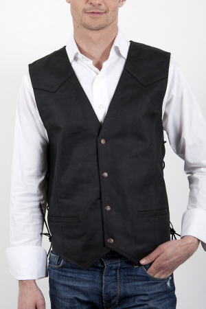 gilet noir homme pas cher