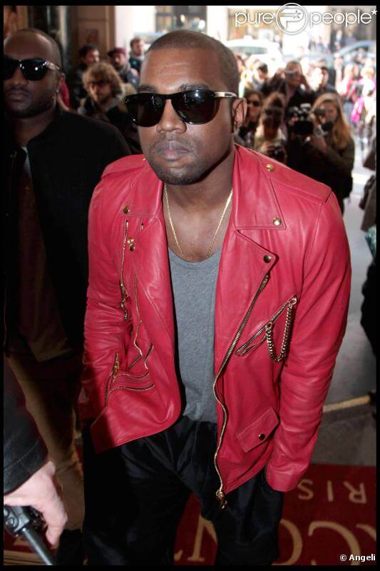 Kanye West en cuir